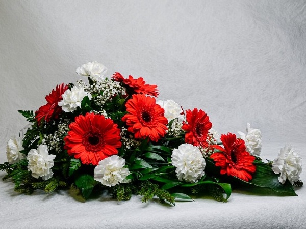 136. Kukkalaite gerbeerasta, neilikoista